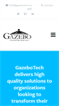 Mobile Screenshot of gazebotech.com