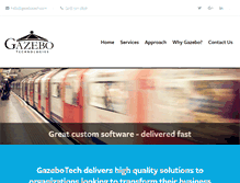 Tablet Screenshot of gazebotech.com